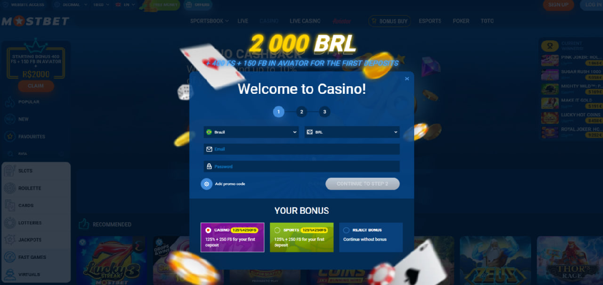 How to create an account and start playing