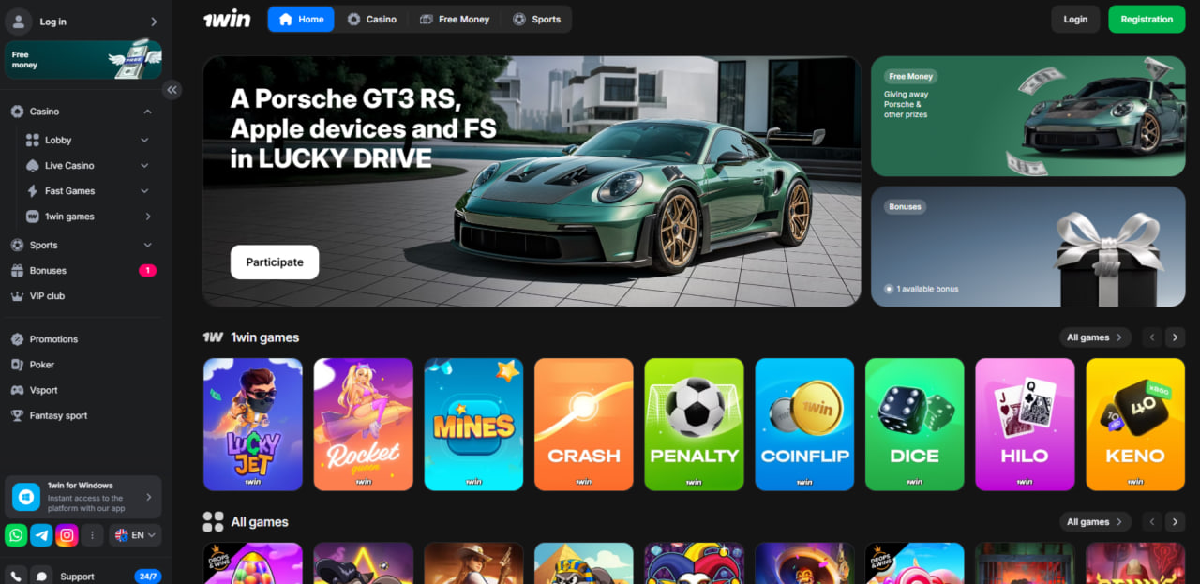 Casino characteristics overview and platform structure Casino characteristics overview and platform structure